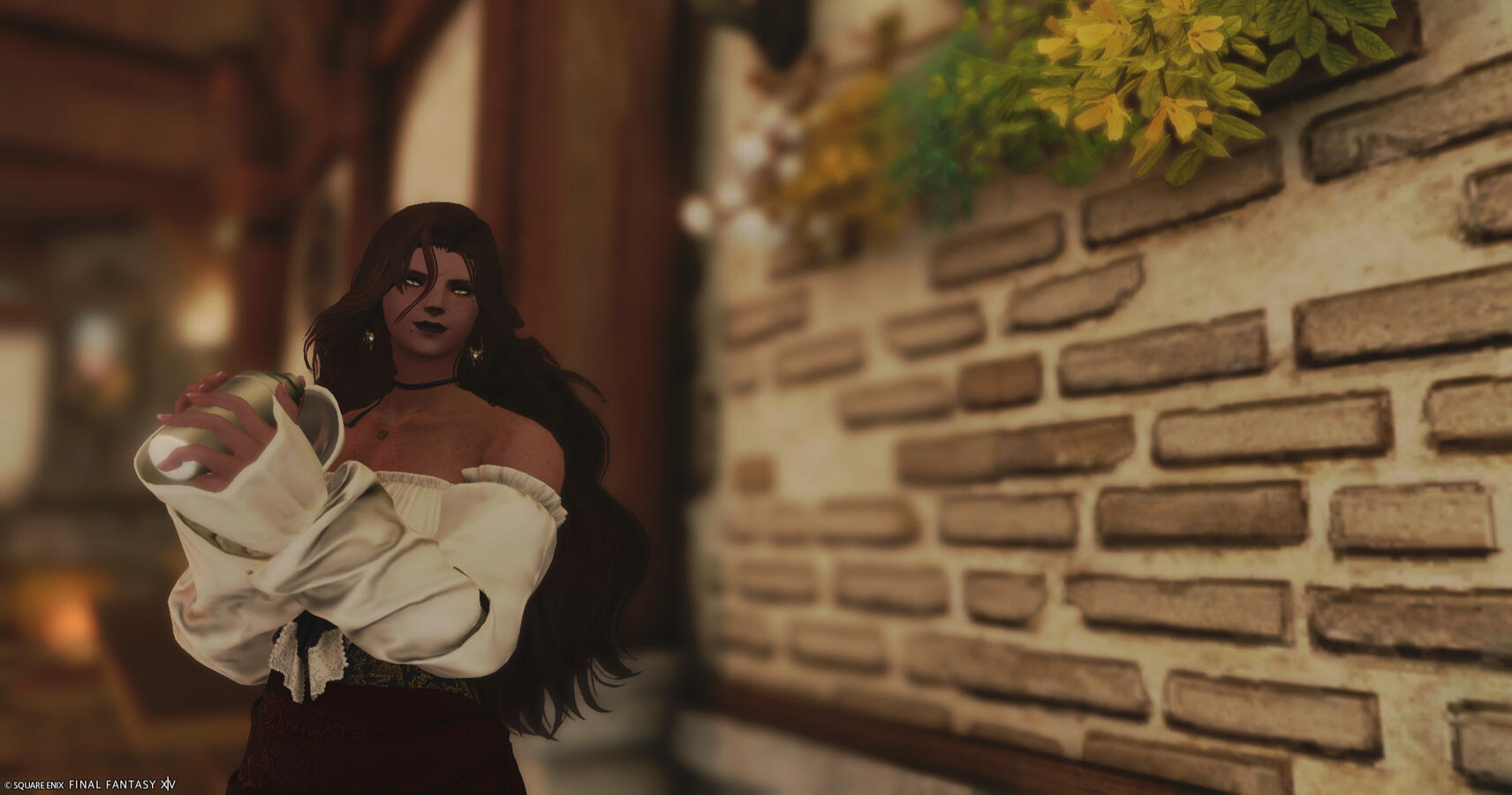 Fallon Making a Drink